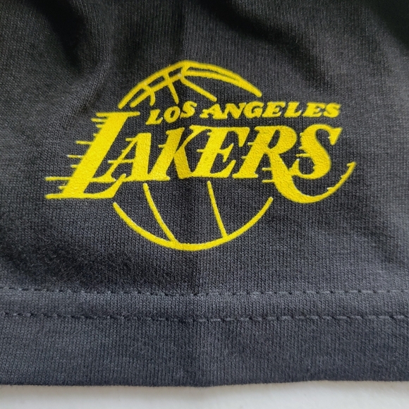 Rare LA LAKERS Lights Out Tee XL Black Kobe Bryant Era Staples Center Men's EUC - Picture 3 of 7